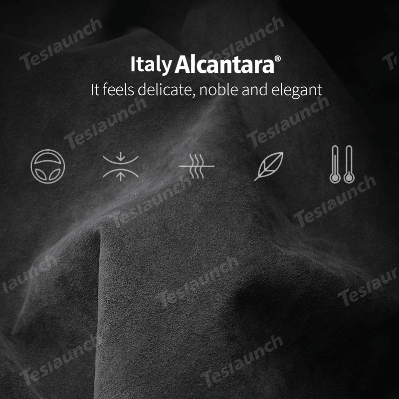 Alcantara Center Console Cup Holder Cover Sticker For 2024+ Model 3 Highland