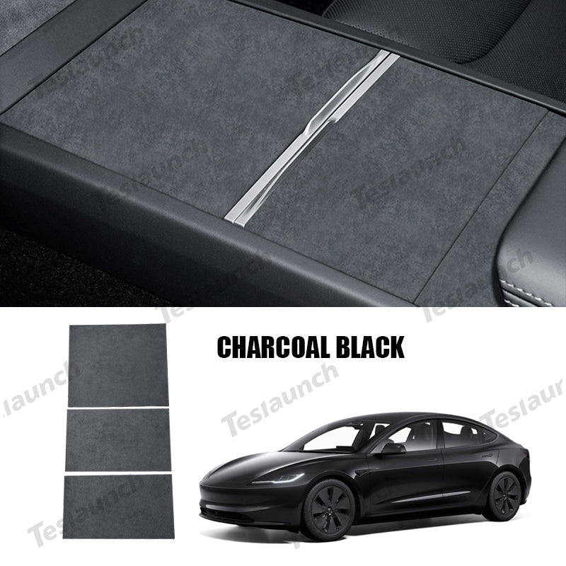 Alcantara Center Console Sticker Cover For 2024+ Model 3 Highland