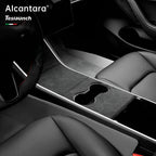 Alcantara Center Console Sticker Cover For Tesla Model 3/Y (2017-2023)