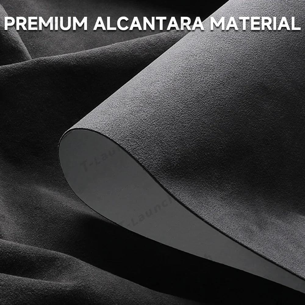 Alcantara Center Console Sticker Cover For Tesla Model 3/Y (2017-2023)