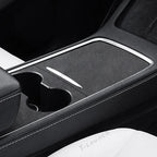 Alcantara Center Console Sticker Cover For Tesla Model 3/Y (2017-2023)