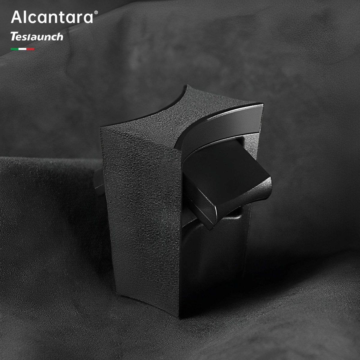 Alcantara Cup Holder Limiter For Tesla Model 3/Y (2021-2023)
