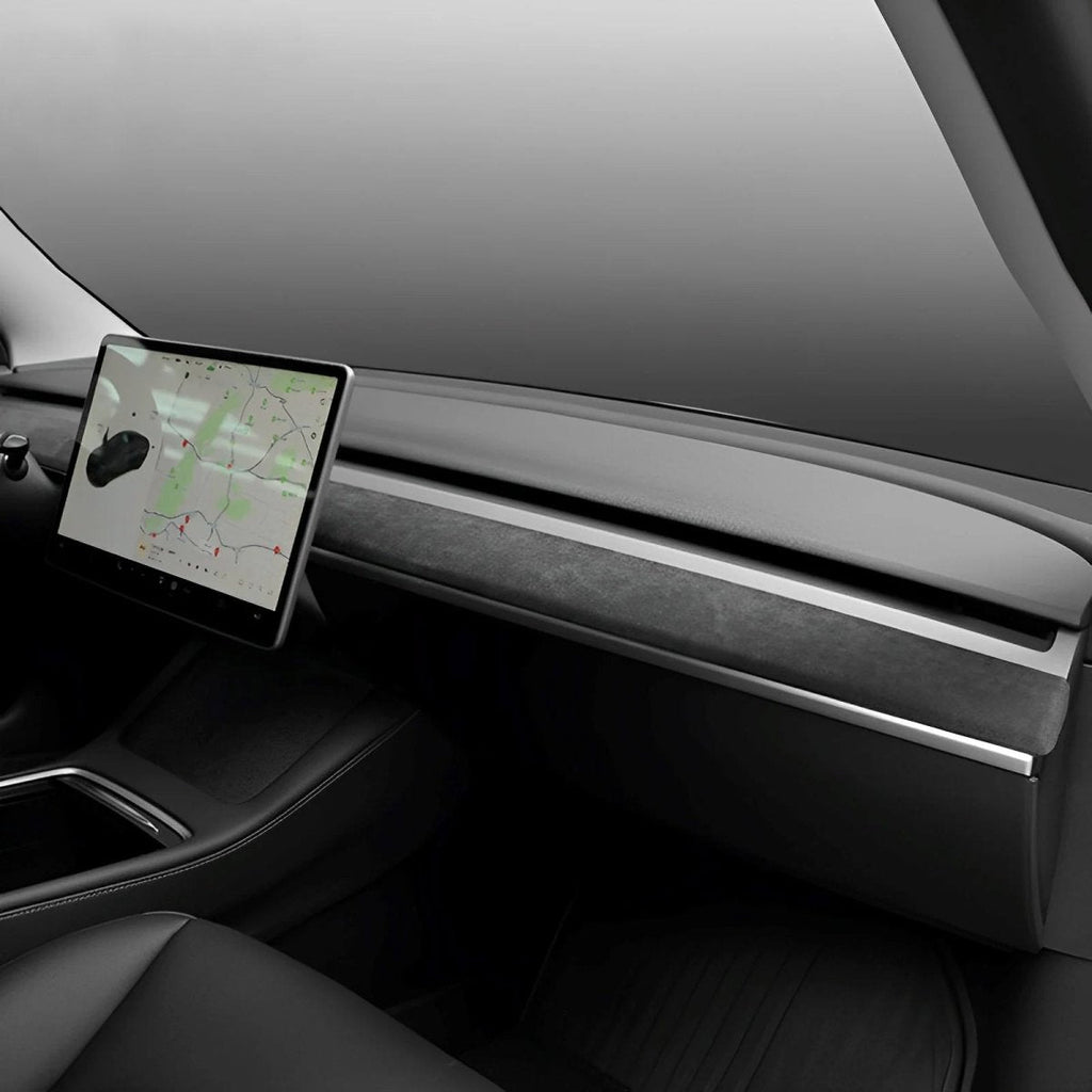 Alcantara Dashboard Cover For Tesla Model 3/Y (2017-2023)