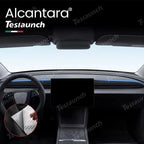 Alcantara Dashboard Fabric Decorative Sticker Cover For 2024+ Model 3 Highland