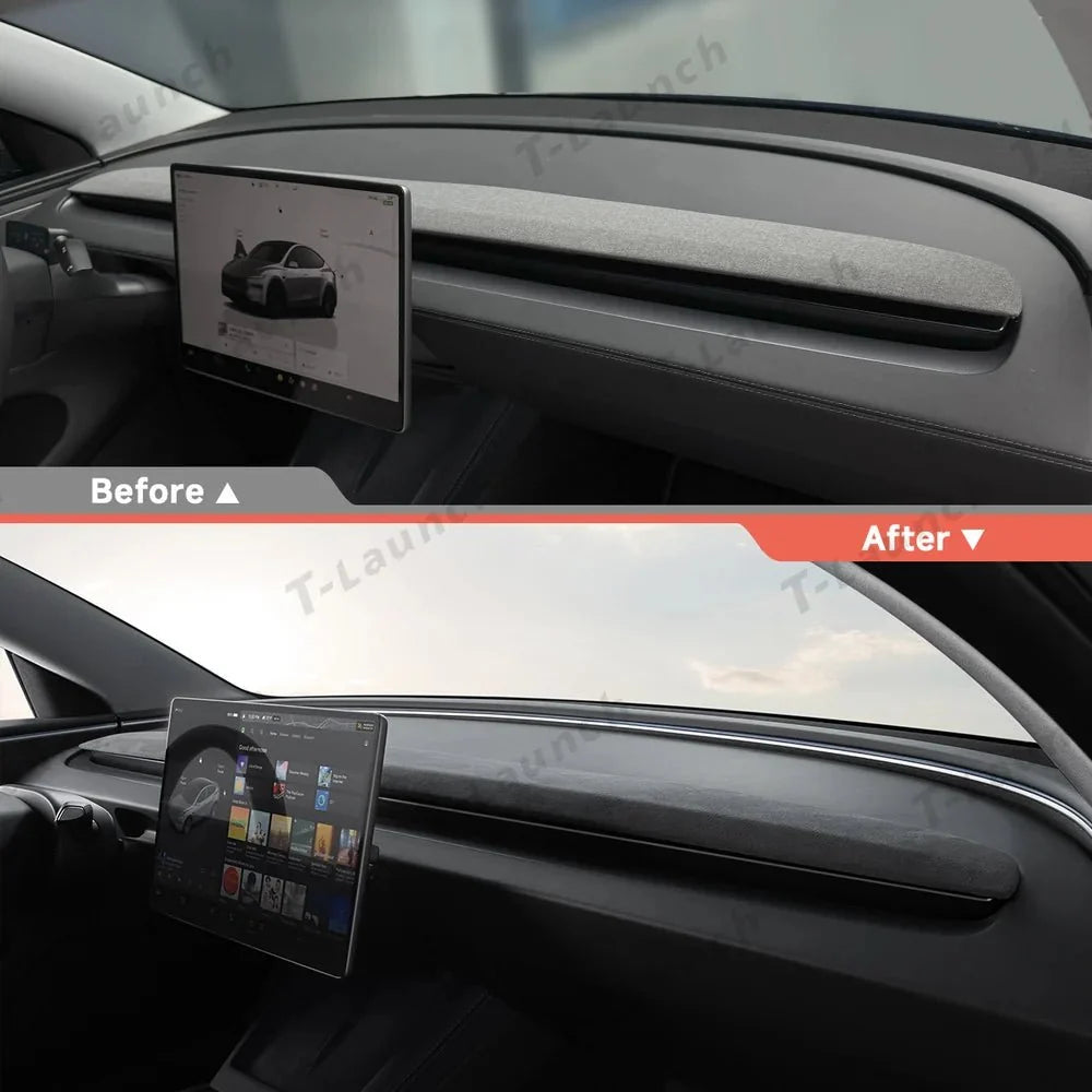 Alcantara Dashboard Replacement Panel for 2026 New Tesla Model Y Standard
