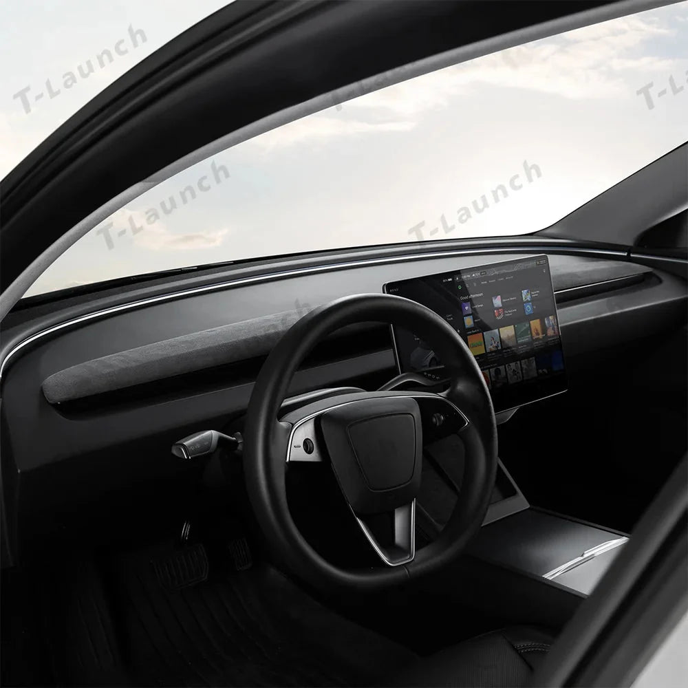 Alcantara Dashboard Replacement Panel for Tesla Model 3 Highland 2024+ / Model Y Juniper 2025+