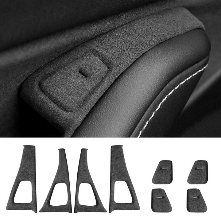 Alcantara Door Button Switch Cover For Tesla Model 3/Y (2017-2023)