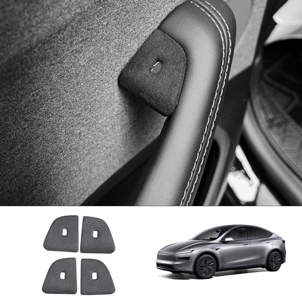 Alcantara Door Button Switch Cover for Tesla Model Y Juniper 2025+ (4 Pcs)