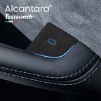 Alcantara Door Button Switch Cover 4 PCS For 2024+ Model 3 Highland
