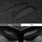 Alcantara Front Doors Triangle Trim Cover 2 PCS For 2024+ Model 3 Highland