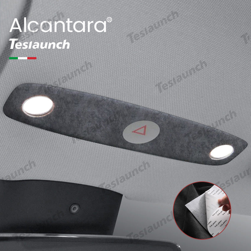 Alcantara Front Reading Light Cover Sticker For 2024+ Model 3 Highland