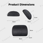 Alcantara Neck & Lumbar Support Pillow for Tesla Model 3/Y/X/S/Cybertruck