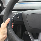 Alcantara One-Piece Steering Wheel Cover for Tesla Model Y Juniper 2025+/ Model 3 Highland 2024+