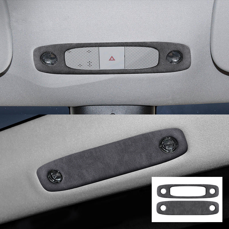 Alcantara Reading Light Cover for Tesla Model 3/Y