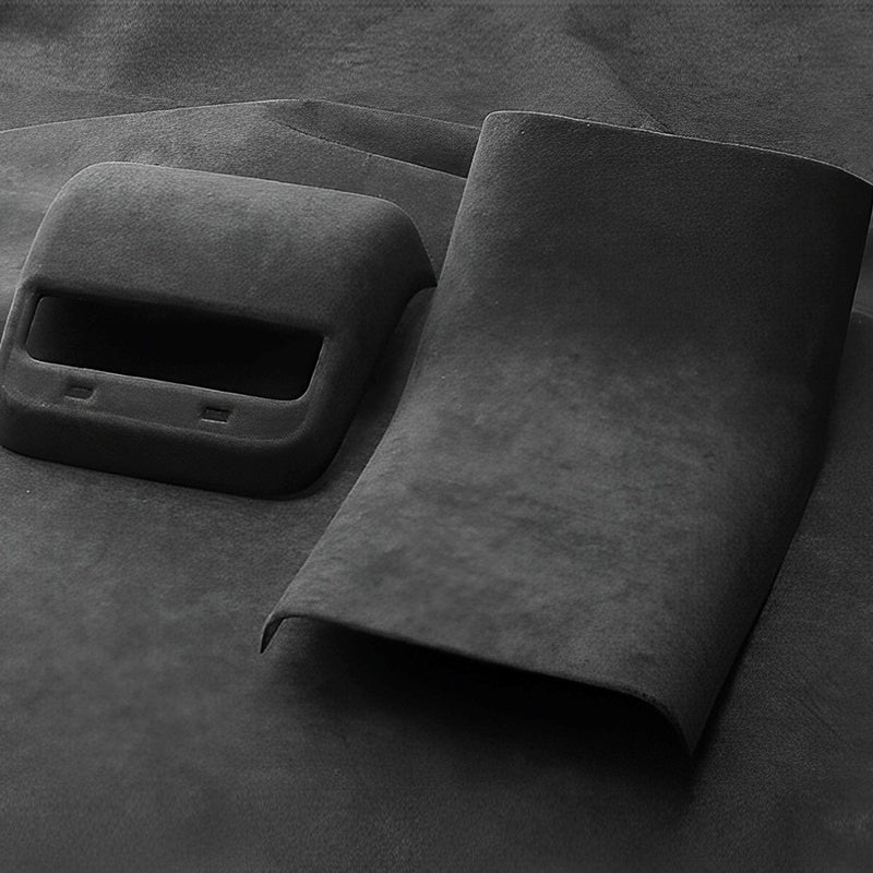 Alcantara Rear AC Vent Cover and Rear Anti-kick Cover For Tesla Model 3/Y (2017-2023)