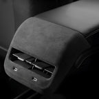 Alcantara Rear AC Vent Cover and Rear Anti-kick Cover For Tesla Model 3/Y (2017-2023)