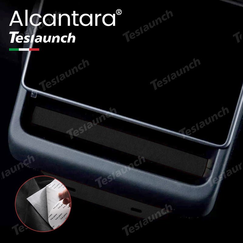 Alcantara Rear Air Vent Cover Sticker 2 PCS For 2024+ Model 3 Highland