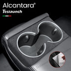 Alcantara Rear Seat Cup Cover Sticker For 2024+ Model 3 Highland