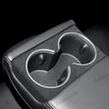 Alcantara Rear Seat Cup Cover Sticker For 2024+ Model 3 Highland