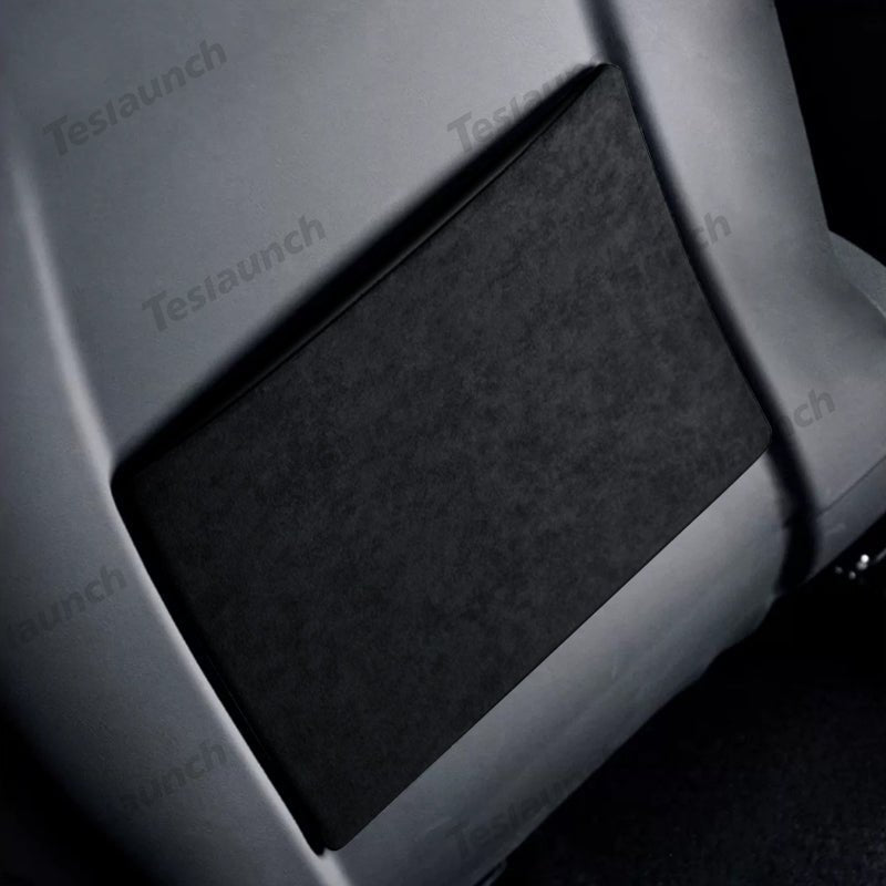 Alcantara Seat Back Anti-kick Sticker 2PCS For 2024+ Model 3 Highland