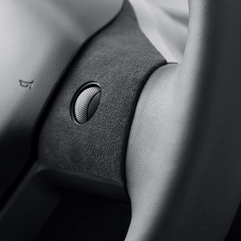 Alcantara Steering Wheel Cover For Tesla Model 3/Y