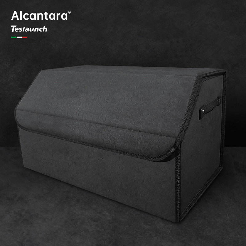 Alcantara Trunk Folding Storage Box for Tesla Model 3/Y/X/S/Cybertruck