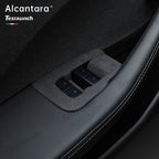 Alcantara Window Switch Button Cover 6 PCS For 2024+ Model 3 Highland