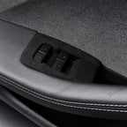 Alcantara Window Switch Button Cover Sticker 6 PCS For 2024+ Model 3 Highland