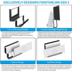 All-in-One Metal Router & Power Supply Wall Mount Kit for Starlink Gen 3