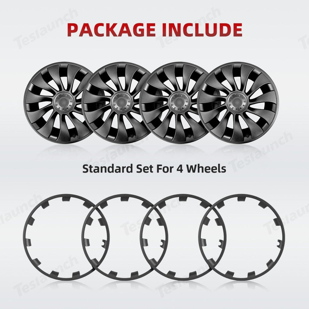 All-in-one Rim Protector for Tesla Model 3 Performance 20-inch Uberturbine Wheel