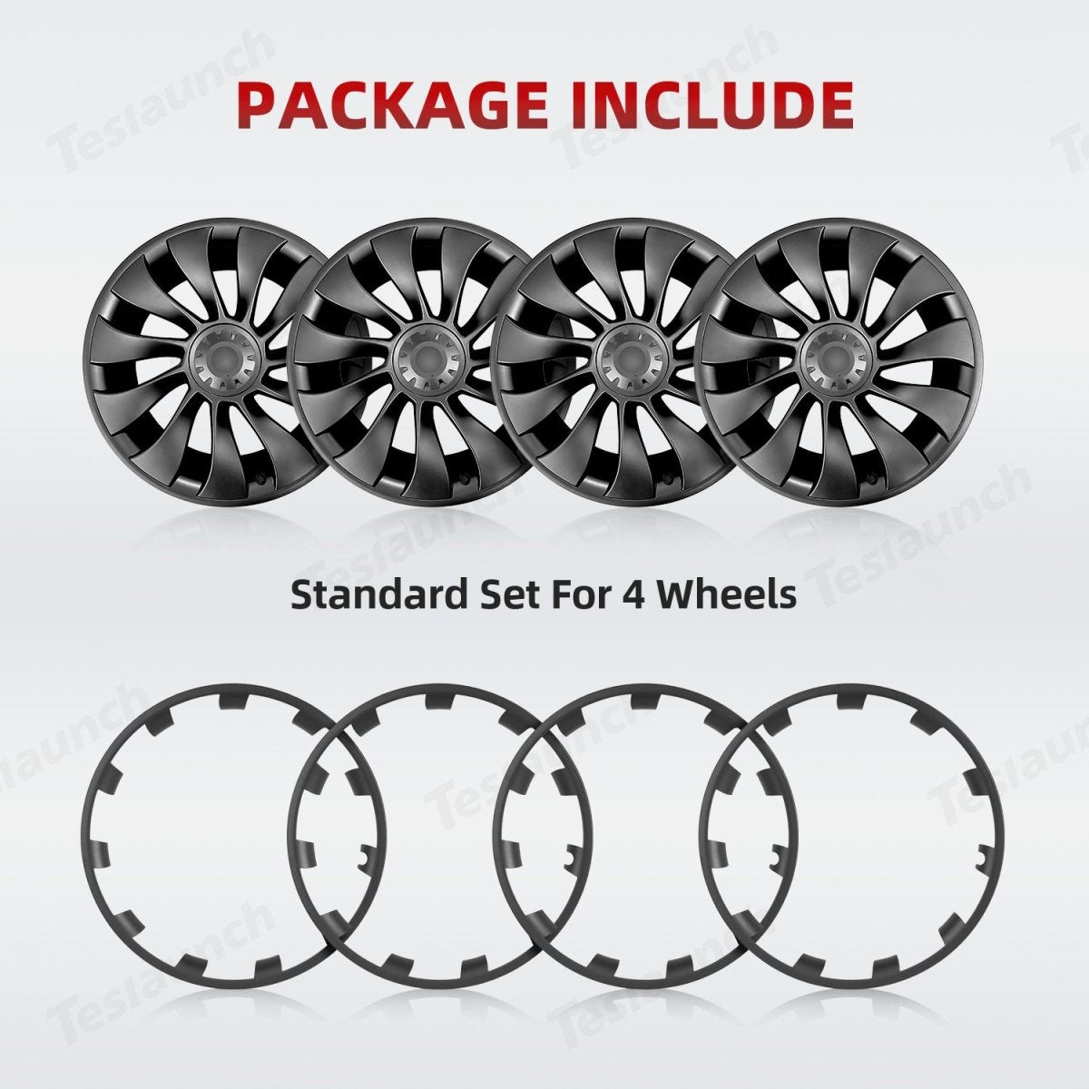 All-in-one Rim Protector for Tesla Model 3 Performance 20-inch Uberturbine Wheel