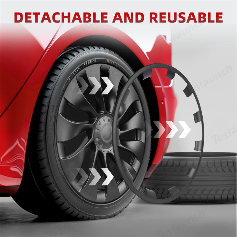 All-in-one Rim Protector for Tesla Model 3 Performance 20-inch Uberturbine Wheel