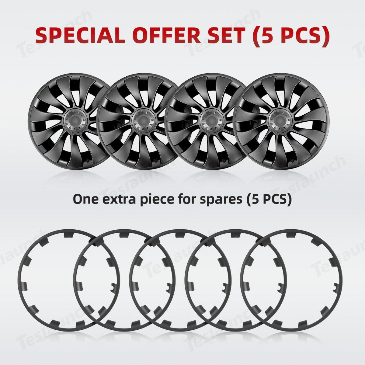 All-in-one Rim Protector for Tesla Model 3 Performance 20-inch Uberturbine Wheel