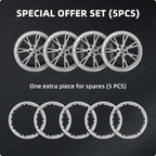 All-in-one Rim Protector for Tesla Model Y 19-inch Gemini Wheel （Cannot be used with the original wheel cover）