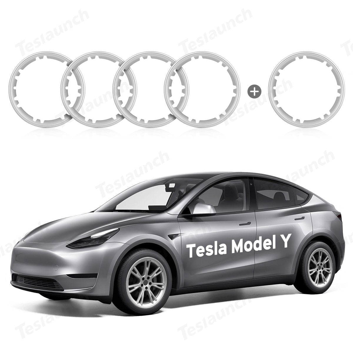 All-in-one Rim Protector for Tesla Model Y 19-inch Gemini Wheel （Cannot be used with the original wheel cover）