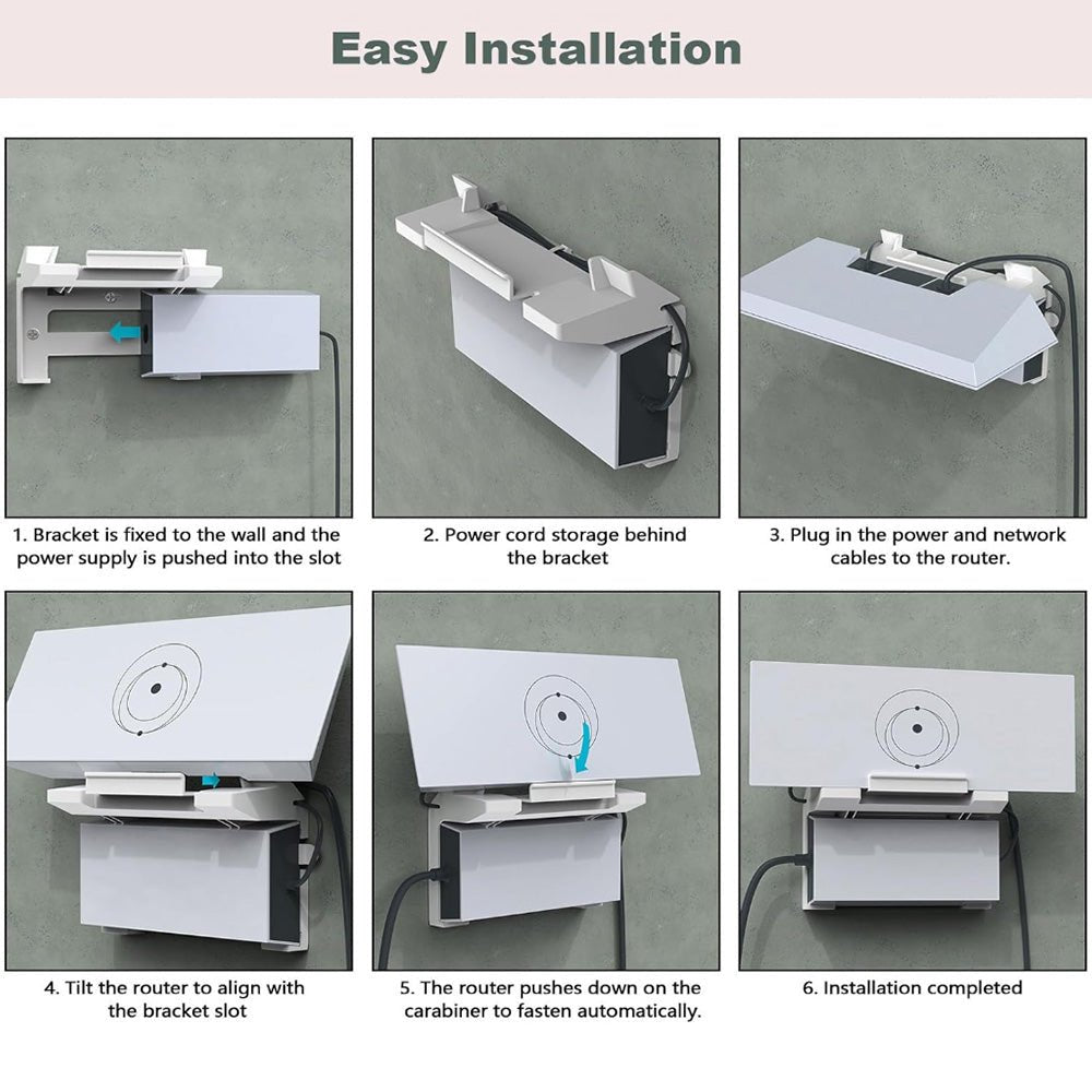 All-in-One Router & Power Supply Wall Mount Kit for Starlink Gen 3