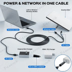 All-in-One Starlink Mini Ethernet & Power Cable - RJ45 & DC Connections