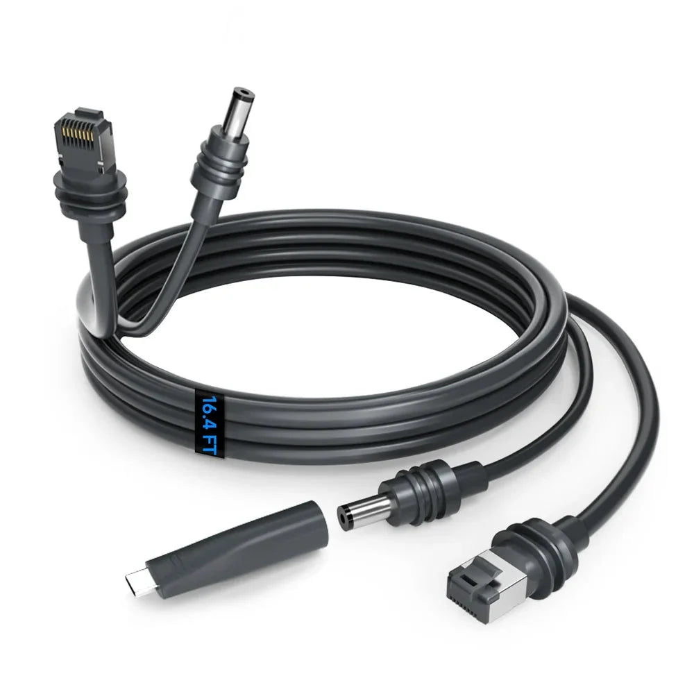 All-in-One Starlink Mini Ethernet & Power Cable - RJ45 & DC Connections