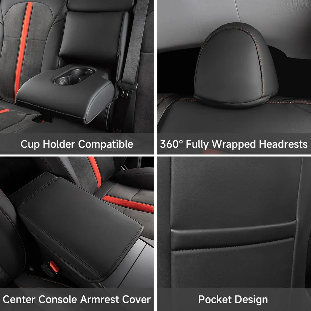 All-Inclusive Seat Cover with Leg Support for Tesla Model 3 2017-2023