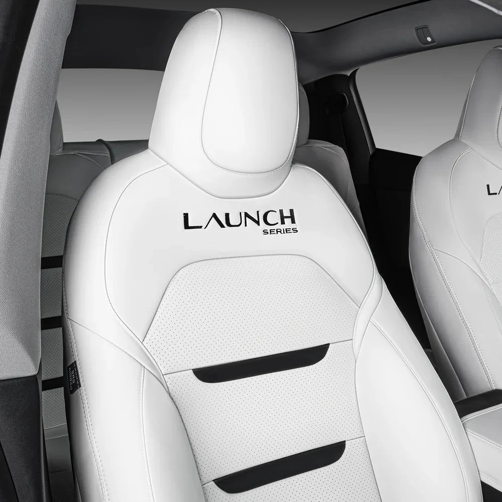 All-Inclusive Seat Cover for New Tesla Model Y Juniper Premium 2025+ (3-Lined Insignia With Launch Series Embroidery Logo)