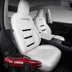 All-Inclusive Seat Cover for New Tesla Model Y Juniper Premium 2025+ (3-Lined Insignia With Launch Series Embroidery Logo)