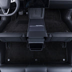 All-Round White Leather Floor Mats for Tesla Model 3 Highland / Y
