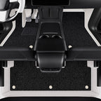 All-Round White Leather Floor Mats for Tesla Model 3 Highland / Y