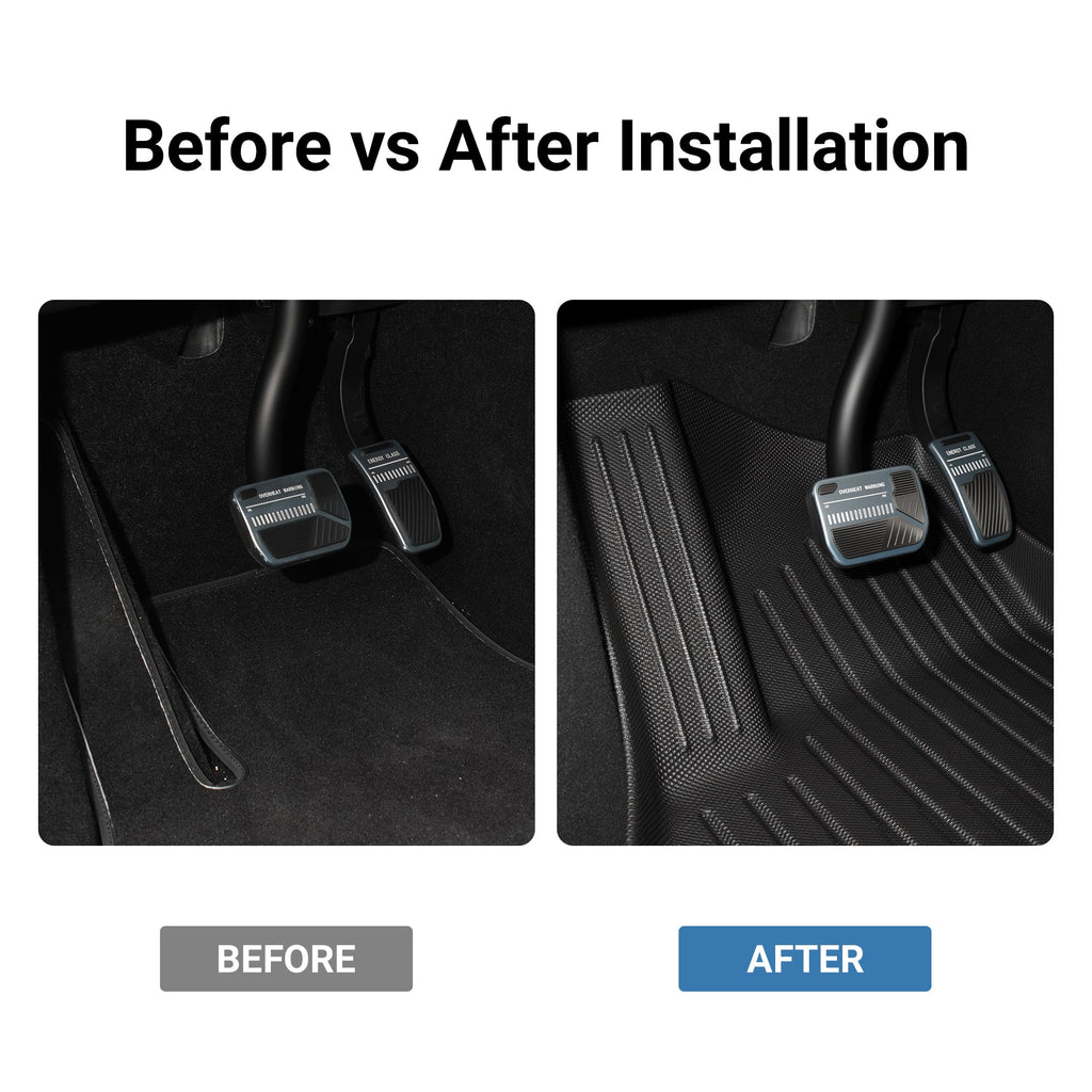 All Weather 3D TPE Floor Mats for Tesla Model Y Juniper