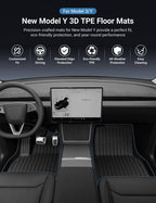 All Weather 3D TPE Floor Mats for Tesla Model Y Juniper