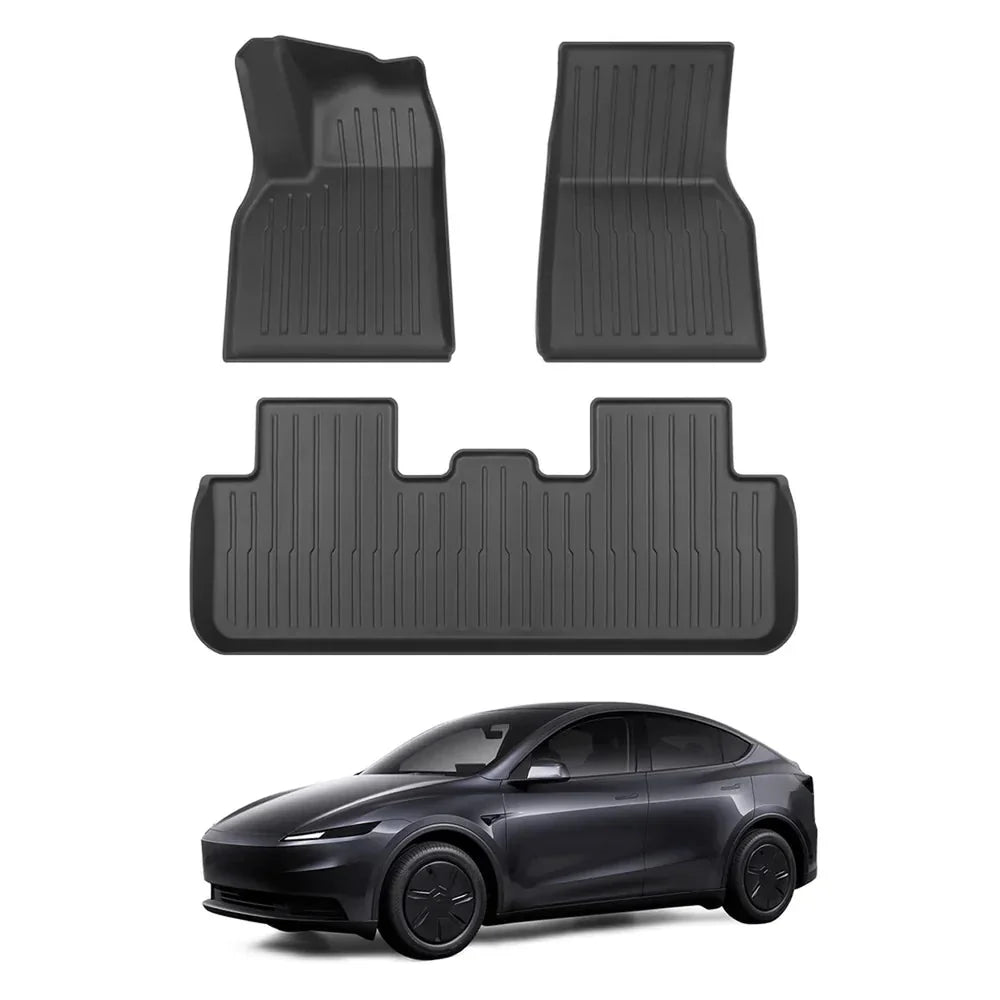 All-Weather TPE Floor Mats & Cargo Liners Set for 2026 New Tesla Model Y Standard/RWD/AWD