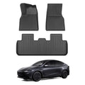 All-Weather TPE Floor Mats & Cargo Liners Set for 2026 New Tesla Model Y Standard/RWD/AWD