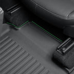 All Weather TPE Floor Mats with Door Sill Protector for Model Y Juniper (LHD)