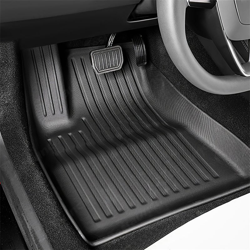 All Weather TPE Interior Floor Mats Cargo Liners Set for Tesla 2021-2024 Model Y