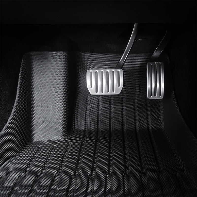 All Weather TPE Interior Floor Mats Cargo Liners Set for Tesla 2022+ Model S